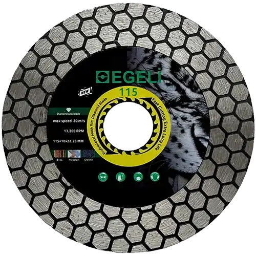 دیسک پرسلان بر زنبوری ایگلی سایز 115 mm