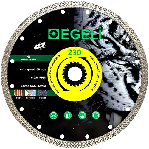 دیسک پرسلان بر ایگلی سایز 230 mm