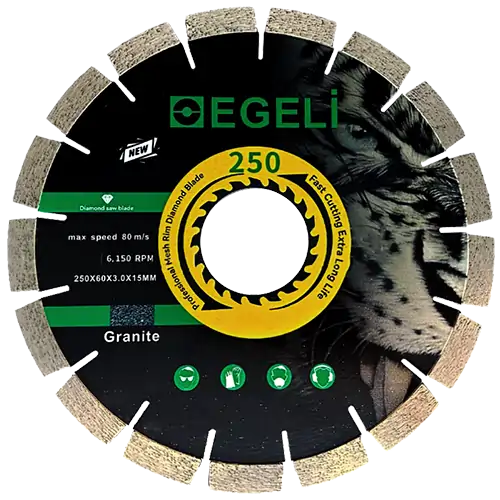 صفحه گرانیت بر سایلنت ایگلی سایز 250 mm