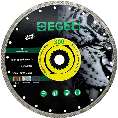 دیسک پرسلان بر ایگلی سایز 300 mm