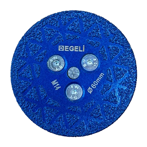 دیسک وکیوم بریز مثلثی ایگلی سایز 60 mm