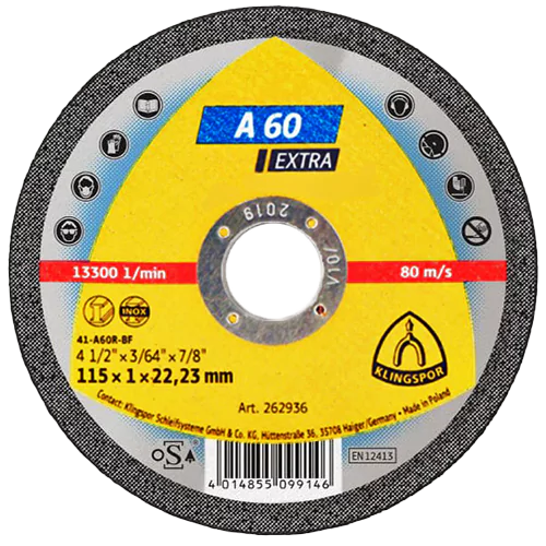 صفحه استیل بر کلینگ اسپور مینی فرز 115x1 میلیمتر